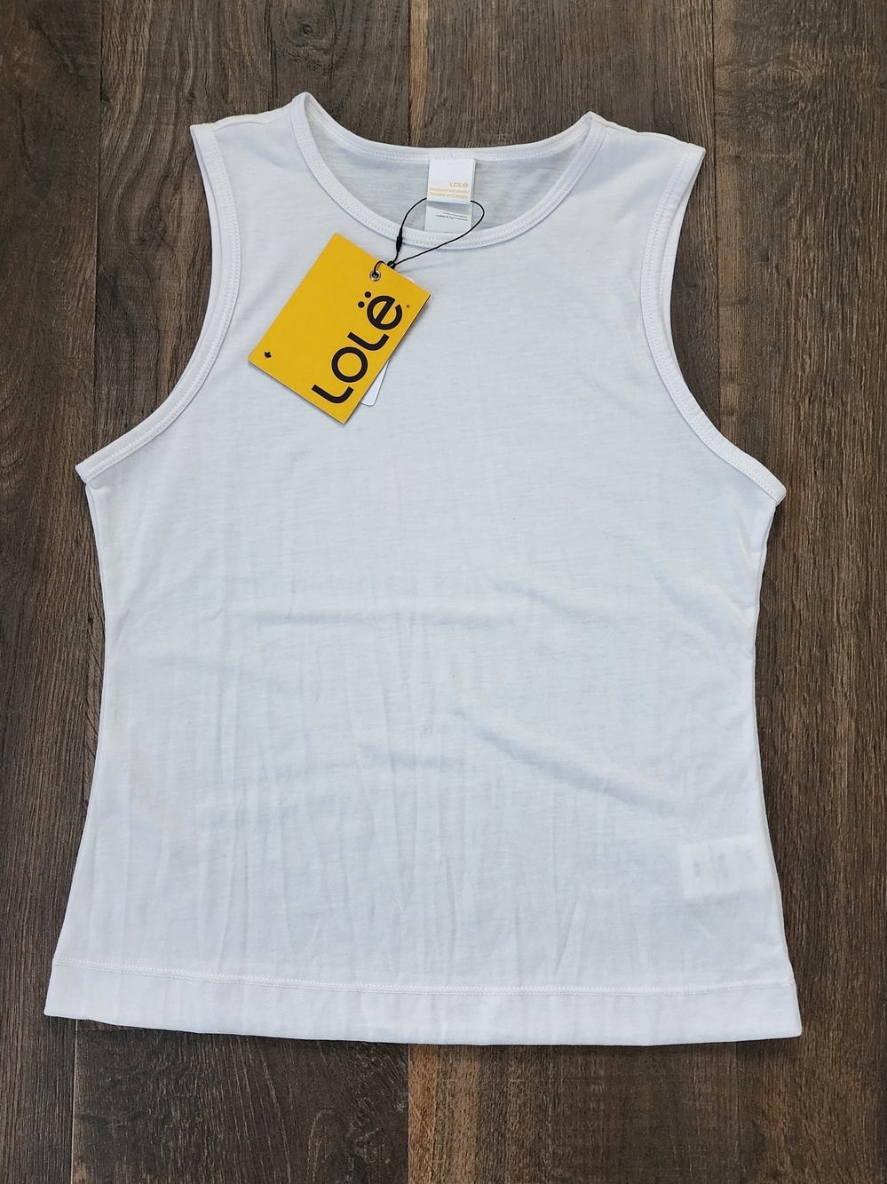 Lolë Women's White Sleeveless Tank Top
